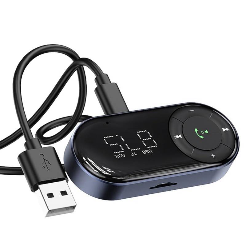 Zyeatary Bluetooth 5.3 Auto-Adapter, Auto-FM-Receiver, AUX-Auto-Bluetooth-Audio-Receiver, Auto-Freisprech-Bluetooth-Receiver von Zyeatary