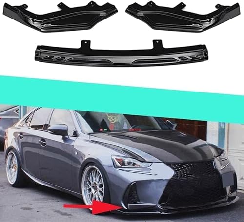 Für Lexus IS200t IS300 IS350 2017-2020 Auto Frontspoiler,Frontlippe Stoßstange Spoiler, Bodykit, Diffusor Protector Guard von ZzYyyJie