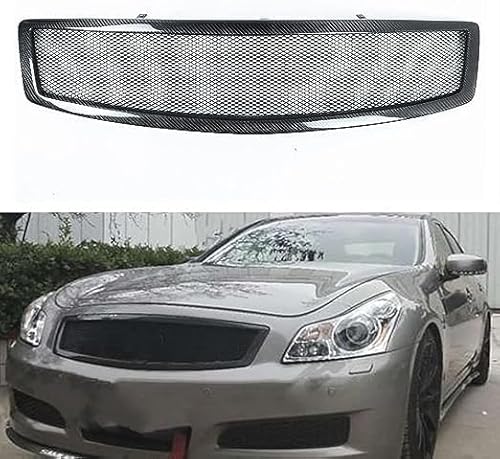 für Infiniti G G35 G37 2006-2009 4 Door Autokühler-Frontgrill,Frontstoßstange,Racing-Kühlergrill,Modifikationszubehör,Frontgrill von ZzYyyJie