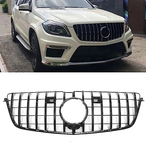 für Mercedes Benz X166 GL Class GL500 GL550 GL63 2013-2015 Autokühler-Frontgrill,Frontstoßstange,Racing-Kühlergrill,Modifikationszubehör,Frontgrill von ZzYyyJie