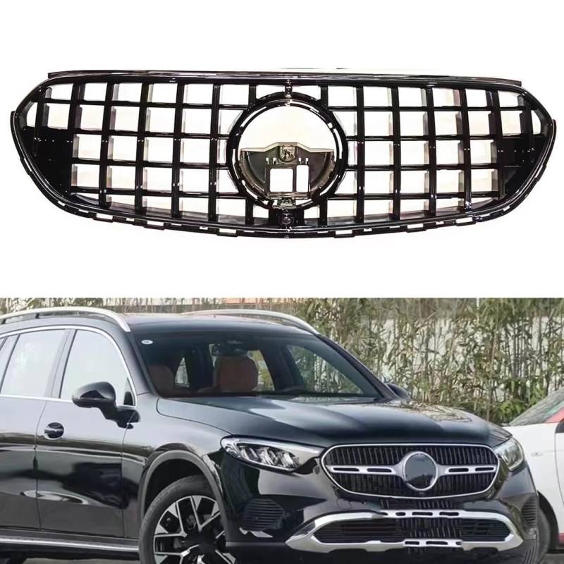 für Mercedes Benz X254 AMG 2023 Autokühler-Frontgrill,Frontstoßstange,Racing-Kühlergrill,Modifikationszubehör,Frontgrill von ZzYyyJie