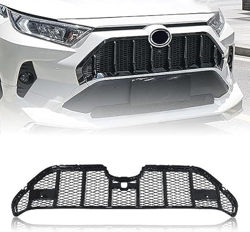 für Toyota RAV4 2019 2020 2021 Autokühler-Frontgrill,Frontstoßstange,Racing-Kühlergrill,Modifikationszubehör,Frontgrill von ZzYyyJie