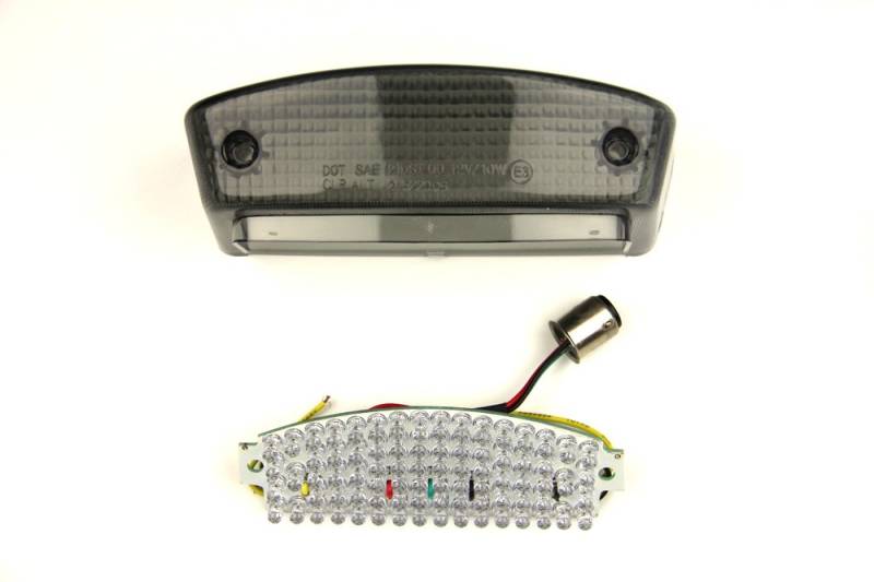 avdb-moto LED-Bremslicht mit integriertem Blinker kompatibel mit Ducati Monster (Getönt) von aVDB