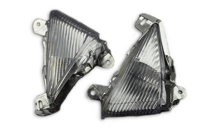 aVDB-moto Paar Vorne Blinker Vordere kompatibel mit KAWASAKI ER6 N ER-6N ER6N ER-6 N ER650A 2005-2008, Z1000 Z 1000 Z-1000 ZRT00B 2007-2009, Z1000 Z 1000 ZRT00D/E 2010-13, ER6F EX650A 2005-08 (Klar) von aVDB