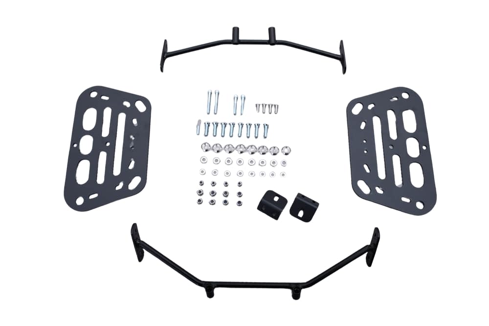 aVDB-Moto Seitenkofferträger/Gepäckhalterung/Gepäckträger kompatibel mit BMW R 1200 Nine T 2014-22, R 1200 Nine T Scrambler 2016-22, R 1200 Nine T Pure 2017-22, R 1200 Nine T Racer 2017-20 (Stahl) von aVDB