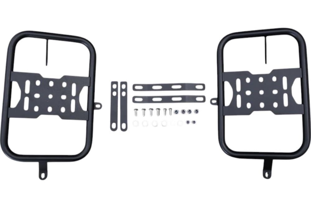 aVDB-Moto Seitenkofferträger/Gepäckhalterung/Gepäckträger kompatibel mit ROYAL Enfield Continental GT 650 2019-2025, Interceptor 650 2019-2025 (Stahl) von aVDB