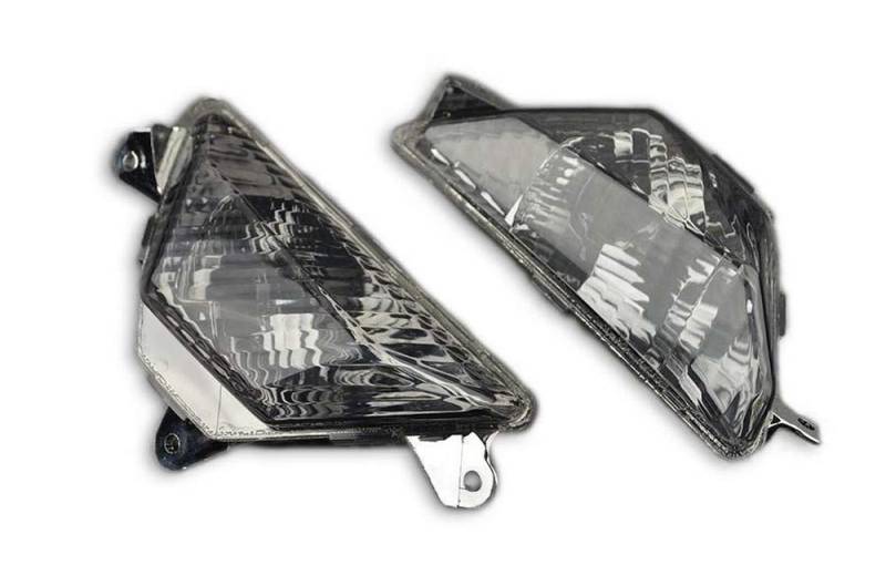 aVDB-moto Paar Vorne Blinker Vordere kompatibel mit KAWASAKI ER-6F ER6F ER-6 F ER6 F EX650E 2012-2016, NINJA 300R 300 R EX300A 2013-17, ZX6R ZX636E 2013-18, NINJA 650 EX650 2017-19 (Schwarz Getönt) von aVDB