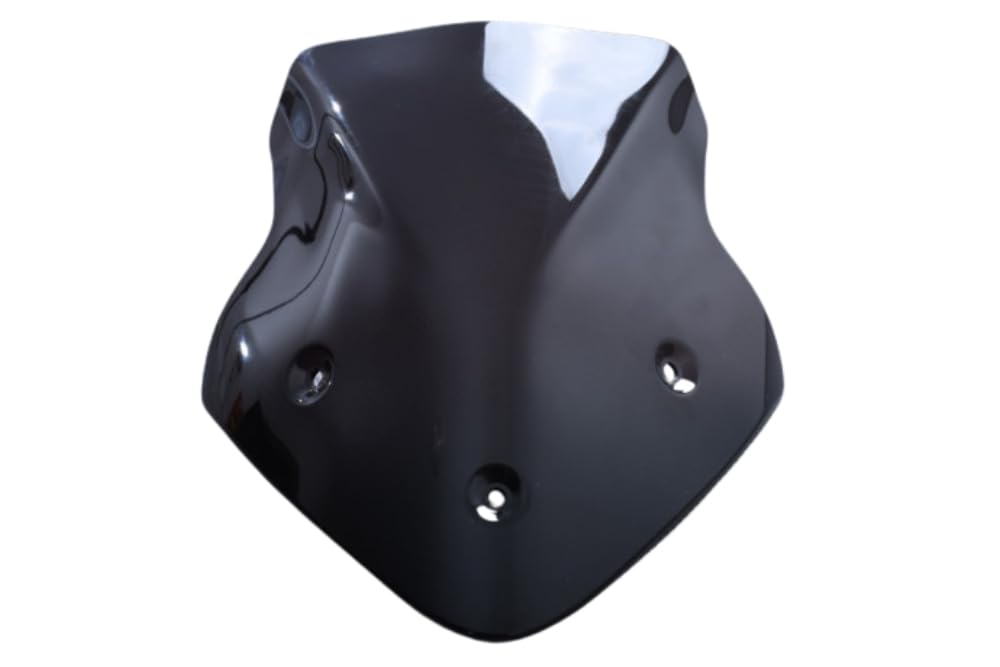 avdb-Moto Windschild/Windschutzscheibe PVC kompatibel mit Benelli BN600 2012-2016, BJ-600 2010-2015 (Schwarz) von aVDB