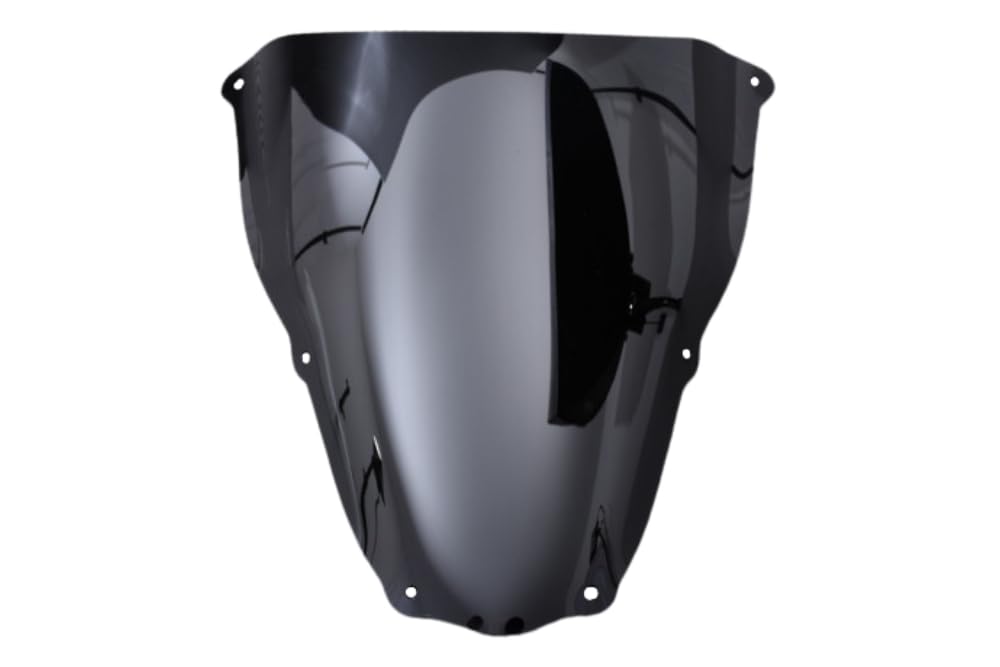 avdb-Moto Windschild/Windschutzscheibe kompatibel mit Aprilia RS50 / RS 50 2006-2010, RS125 / RS 125 2006-2010 Polycarbonat (Schwarz) von aVDB