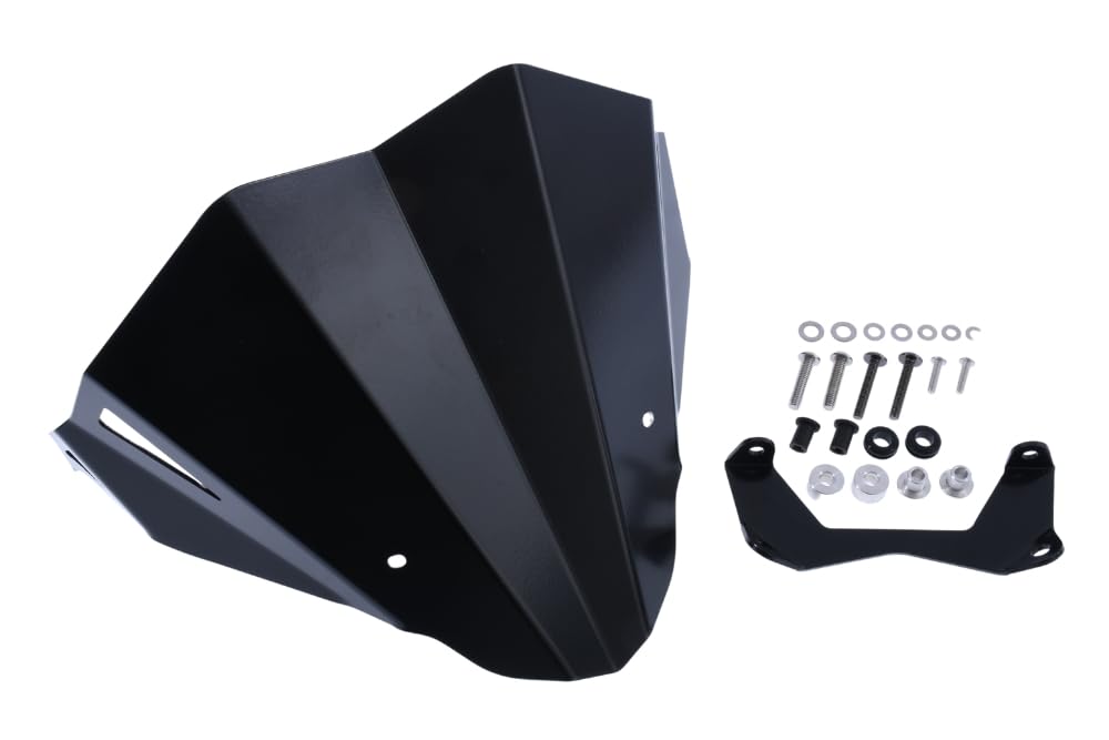 avdb-Moto Windschild/Windschutzscheibe kompatibel mit HONDACB750 / HGoldNET CB 750 2023-2024 aus Aluminium (Schwarz) von aVDB