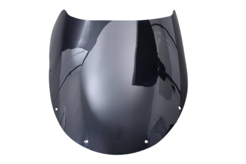 avdb-Moto Windschild/Windschutzscheibe kompatibel mit Kawasaki ZX-2R ZX250/ ZX2R 1989 1990 Polycarbonat (Schwarz) von aVDB