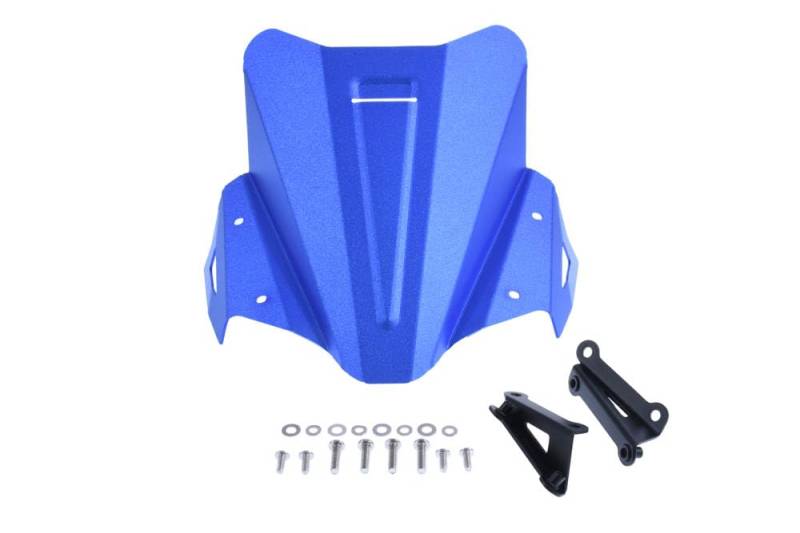 avdb-Moto Windschild/Windschutzscheibe kompatibel mit Yamaha MT09 MT-09 RN69 2021-2023 aus Aluminium (blau) von aVDB