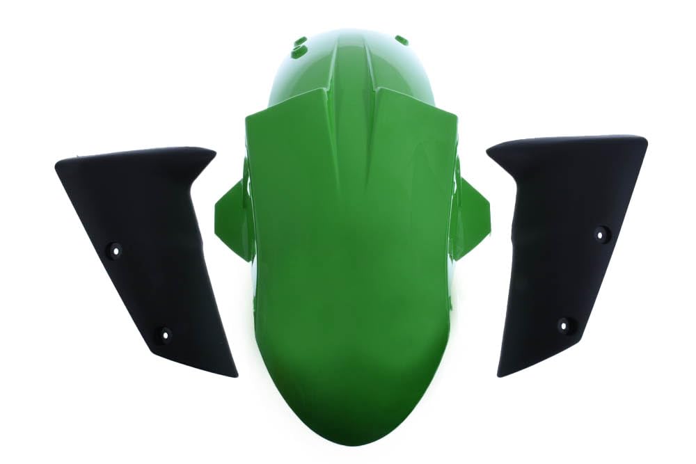 avdb-moto Kotflügel Vorne/Schutzblech kompatibel mit KAWASAKI ZX6R 636 Ninja 2005-2006, ZX6RR Ninja 2007-2008, ZX6-R 600 Ninja 2007-2008, ZX10R ZX-10R 2004-2005 (Grau Kawa Pack Komplett) von aVDB