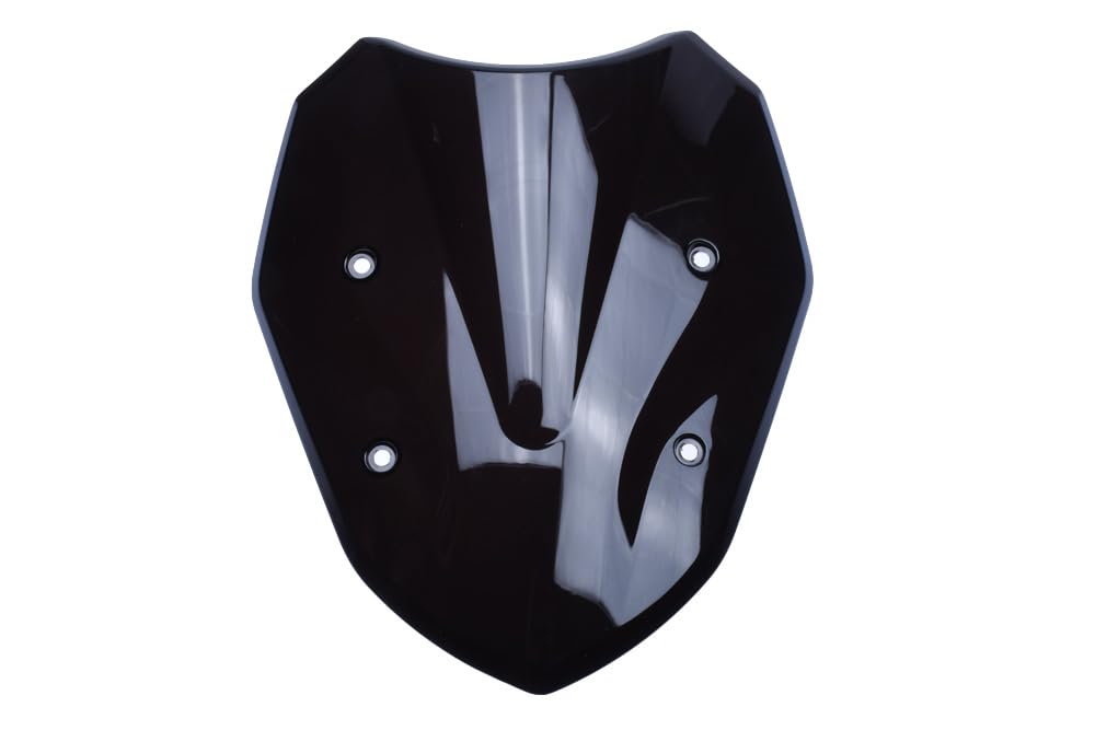 avdb-Moto Schwarz Windschild/Windschutzscheibe kompatibel mit S1000XR 2015-2016 Doppelte Krümmung Polycarbonat von aVDB