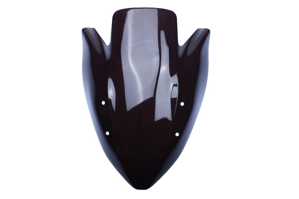 avdb-moto Schwarz Windschild/Windschutzscheibe kompatibel mit Z750 Z-750 2004-2006 Doppelte Krümmung Polycarbonat von aVDB