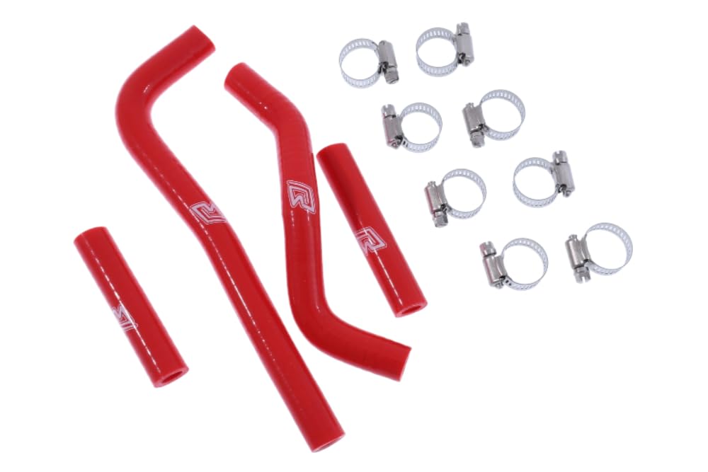 avdb-moto Wasser kühlerschlauch-Set kompatibel mit HONDA CRF 150 R CRF150R 2007-2024, CRF150 RB/CRF150RB BIG WHEELS 2007-24 (Rot) von aVDB