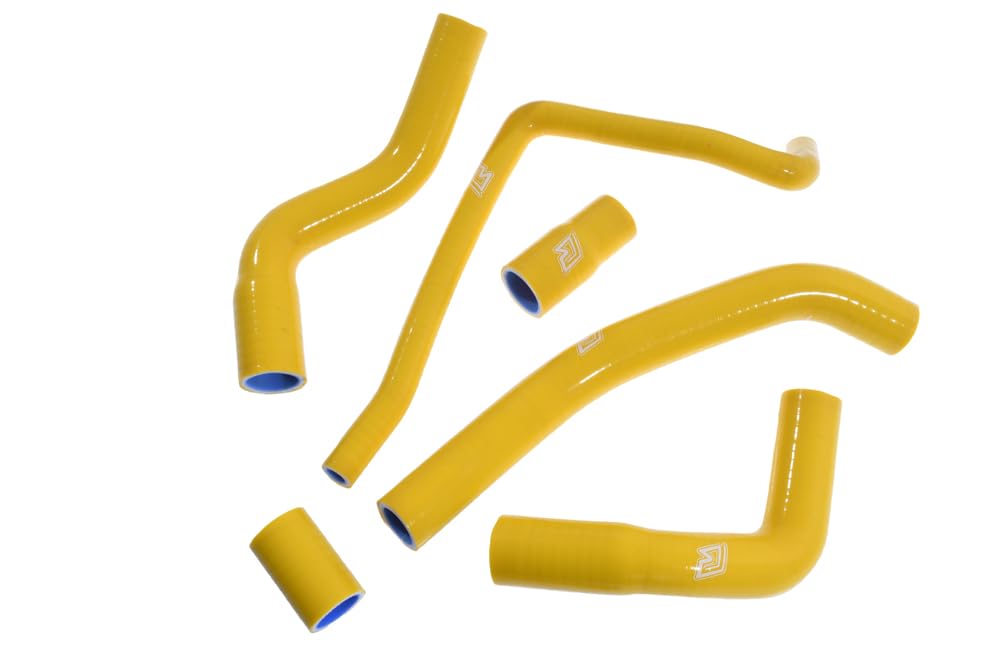 avdb-moto Wasser kühlerschlauch-Set kompatibel mit YAMAHA YZF R1 CROSS PLANE 2009-2011, YZF R1 CROSSPLANE 2012-2014(Gelb) von aVDB