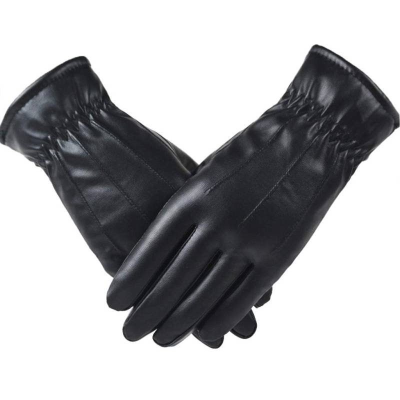 aaSccex Fäustling Winter Warme Mode Weihnachten Frauen Schwarz Weiche Geschenk Dame Handschuhe Handschuhe Blaue Handschuhe Kunstleder (Multicolor #2, One Size) von aaSccex