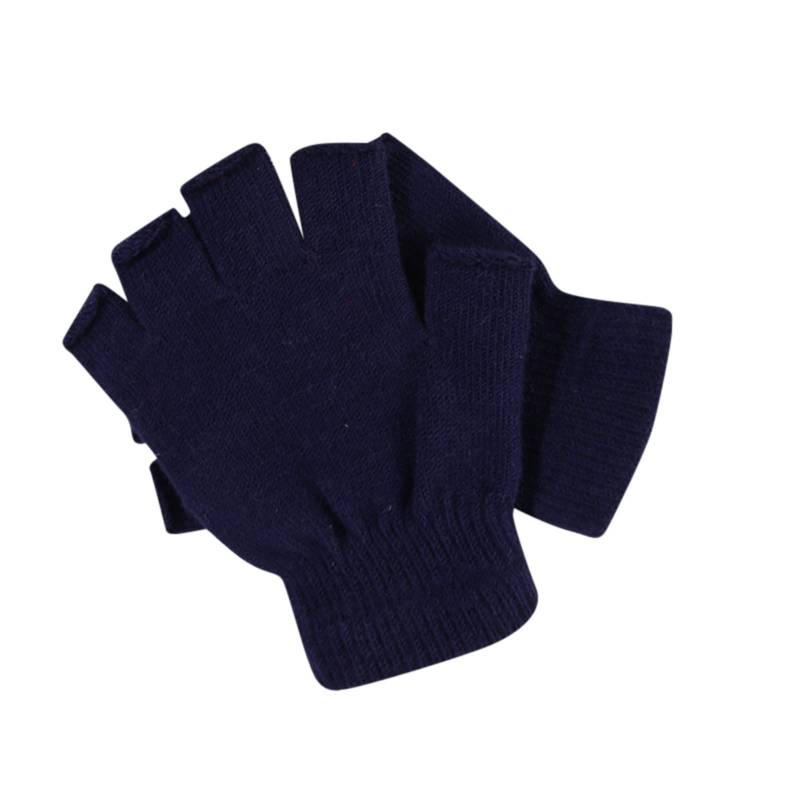 aaSccex Knitted Gloves Thickened and Velvet Screen Cycling Cold Proof Plush Couple's Warm Woolen Gloves Hochzeit Schmuck Braut (Dark Blue-2, One Size) von aaSccex