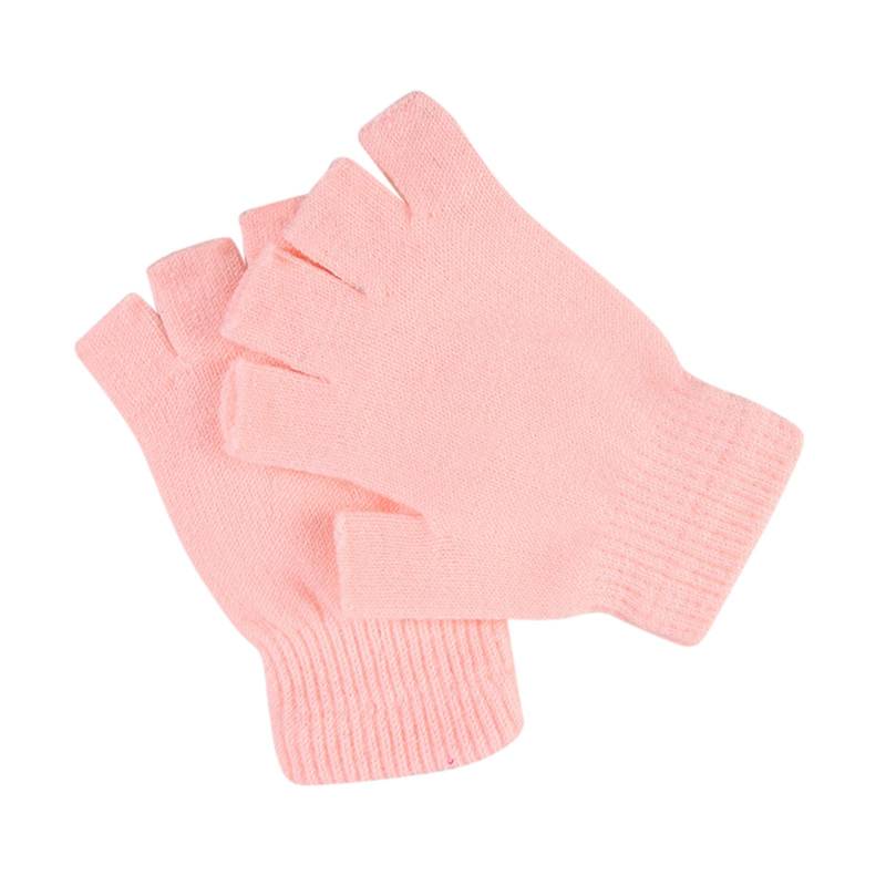 aaSccex Knitted Gloves Thickened and Velvet Screen Cycling Cold Proof Plush Couple's Warm Woolen Gloves Hochzeit Schmuck Braut (Pink-2, One Size) von aaSccex