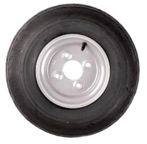 Komplettrad 8 Zoll - Reifen 5.70/5.00-8 + Felge - Opel Lochkreis: 4x100-6PR - von aanhangwagendirect