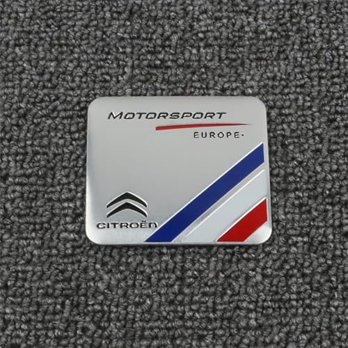 Logo Auto Emblem für Citroen C1 C2 C3 C4 C4L C5 C5X C6 DS3 DS4 DS LS DS6 Sega Elysee DS5, Abzeichen Logo Buchstaben Wort Emblem Aufkleber, Zeichen Emblem Logo Abzeichen Sticker Abziehbilder von abrupt