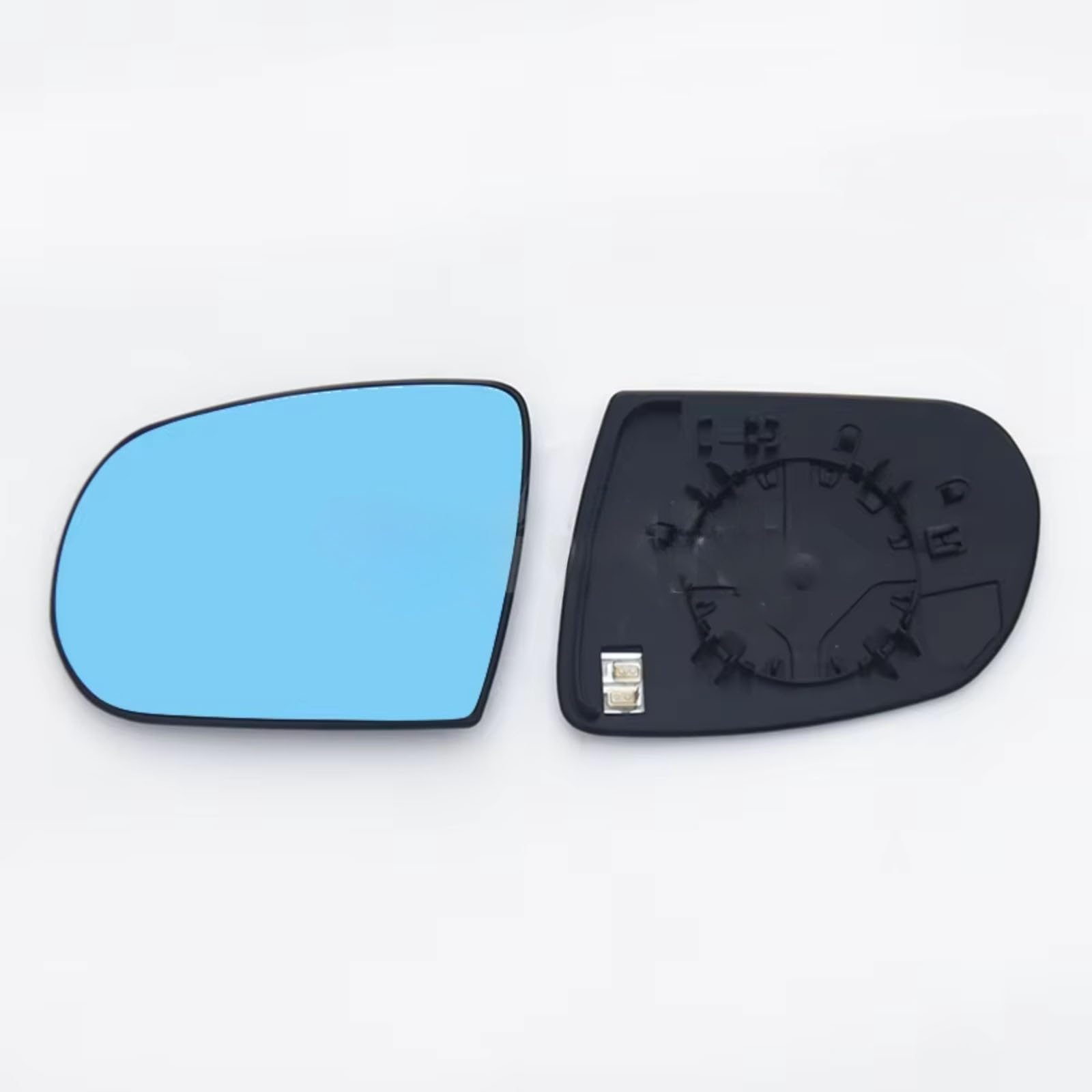 Kompatibel Mit Jeep Für Patriot 2016 2017 2018 2019 2020 Seite Rückspiegel Blau Glas Objektiv Blind Spot Licht Auto Teile(Blue heated) von abywrpagg