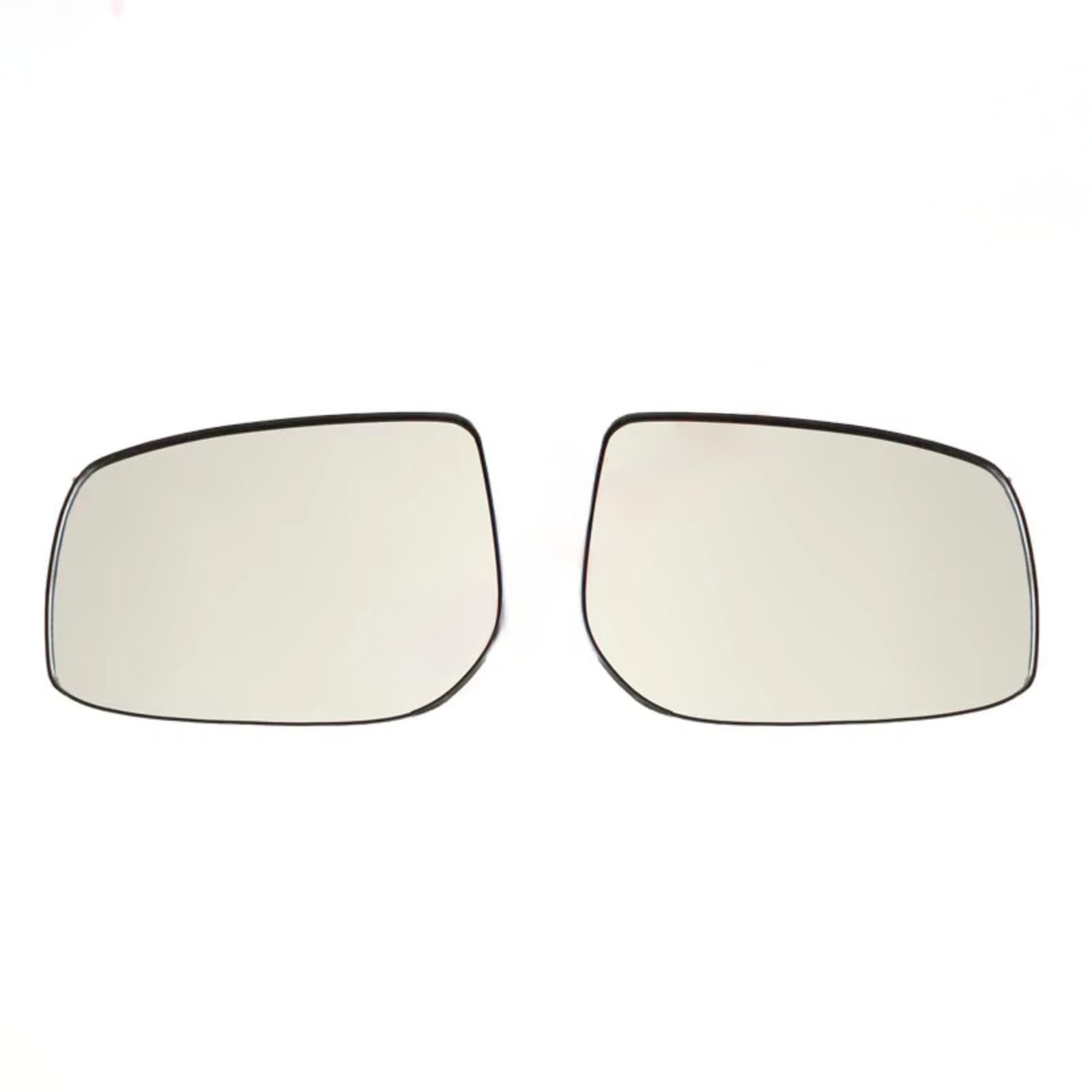 Kompatibel Mit Toyota Für Corolla E140 E150 2007 2008 2009 2010 2011 2012 2013 Seitenrückspiegel, Beheiztes Außenspiegelglas, Autozubehör(1 pair white) von abywrpagg