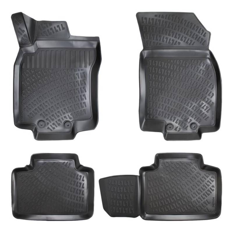 accessorypart Kompatibel mit Nissan X-Trail 4 (T33) 2022-2024 4D Gummimatten Schwarz von accessorypart