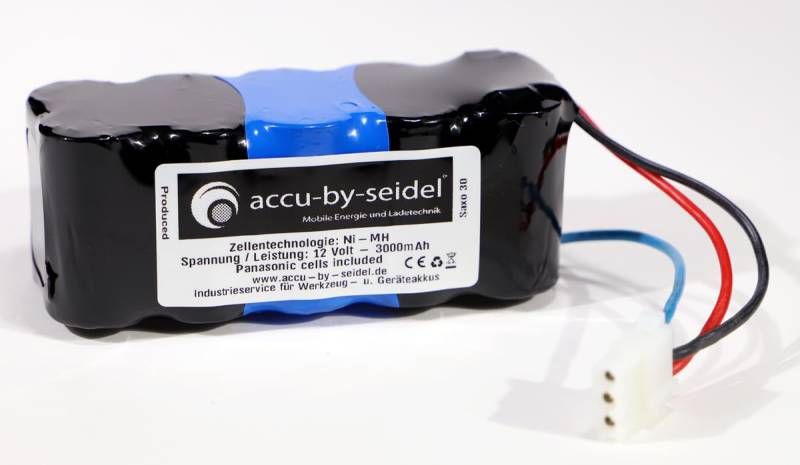 Batterie/Akkupack 3000mAh hochstromfähig geeignet für Saxonette, Spartamet, Sachs mit E-Starter von accu-by-seidel