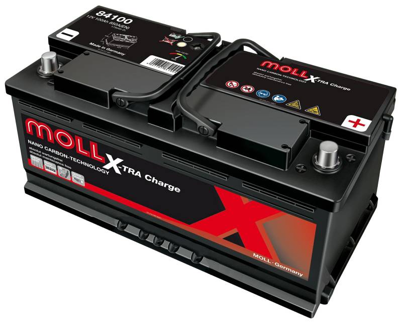 MOLL 84100 XTRA Charge Starterbatterie 12V 100Ah von accuzentrale