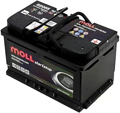 MOLL EFB start/stop Starterbatterie 12V Autobatterie (Moll EFB 82068) von accuzentrale