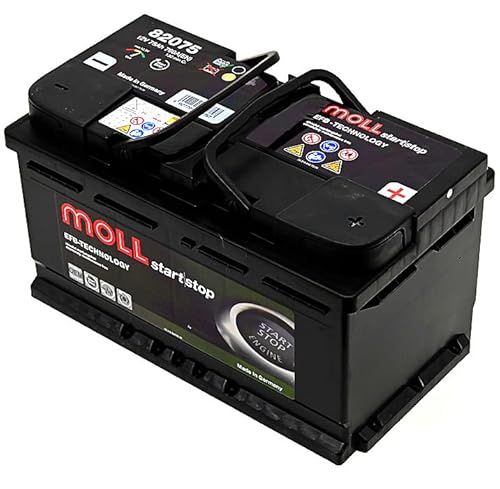 MOLL EFB start/stop Starterbatterie 12V Autobatterie (Moll EFB 82078) von accuzentrale