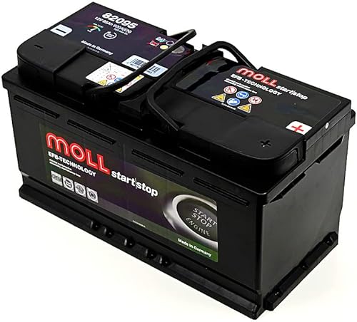 MOLL EFB start/stop Starterbatterie 12V Autobatterie (Moll EFB 82094) von accuzentrale