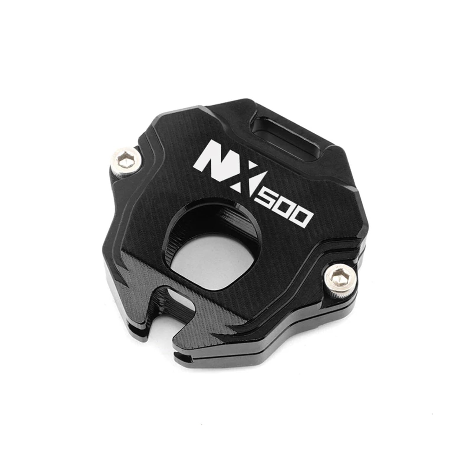 Schlüsselgehäuse für Motorräder Für Hon@&da Hon@&da NX500 NX 500 N X500 500X 2024 2025 Motorrad-Schlüsselanhänger Mit Stickerei(Black1) von acgfifj