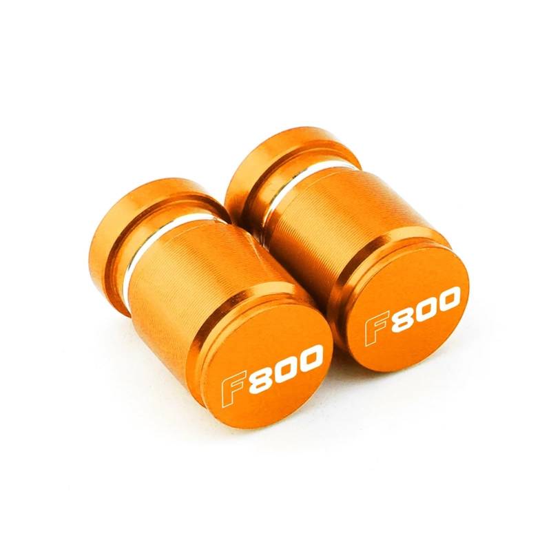 Motorrad-Ventilschaftkappe Für F800GS F800R F800GT F800ST F800S Motorrad CNC Zubehör Rad Reifen Ventil Air Port Stem Abdeckung Kappe Stecker(Orange) von actuion