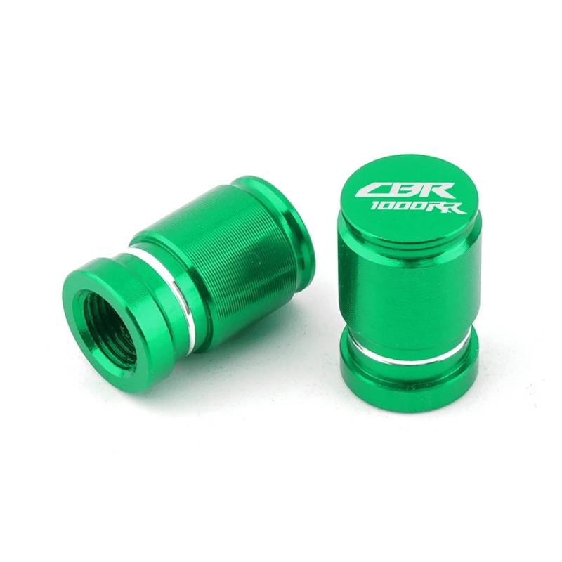 Motorrad-Ventilschaftkappe Für Hon@&da CBR1000RR CBR 1000RR CBR 1000 RR SP 2004-2021 Motorrad CNC Zubehör Rad Reifen Ventil Air Port Stem Abdeckung Kappe Stecker(Green) von actuion