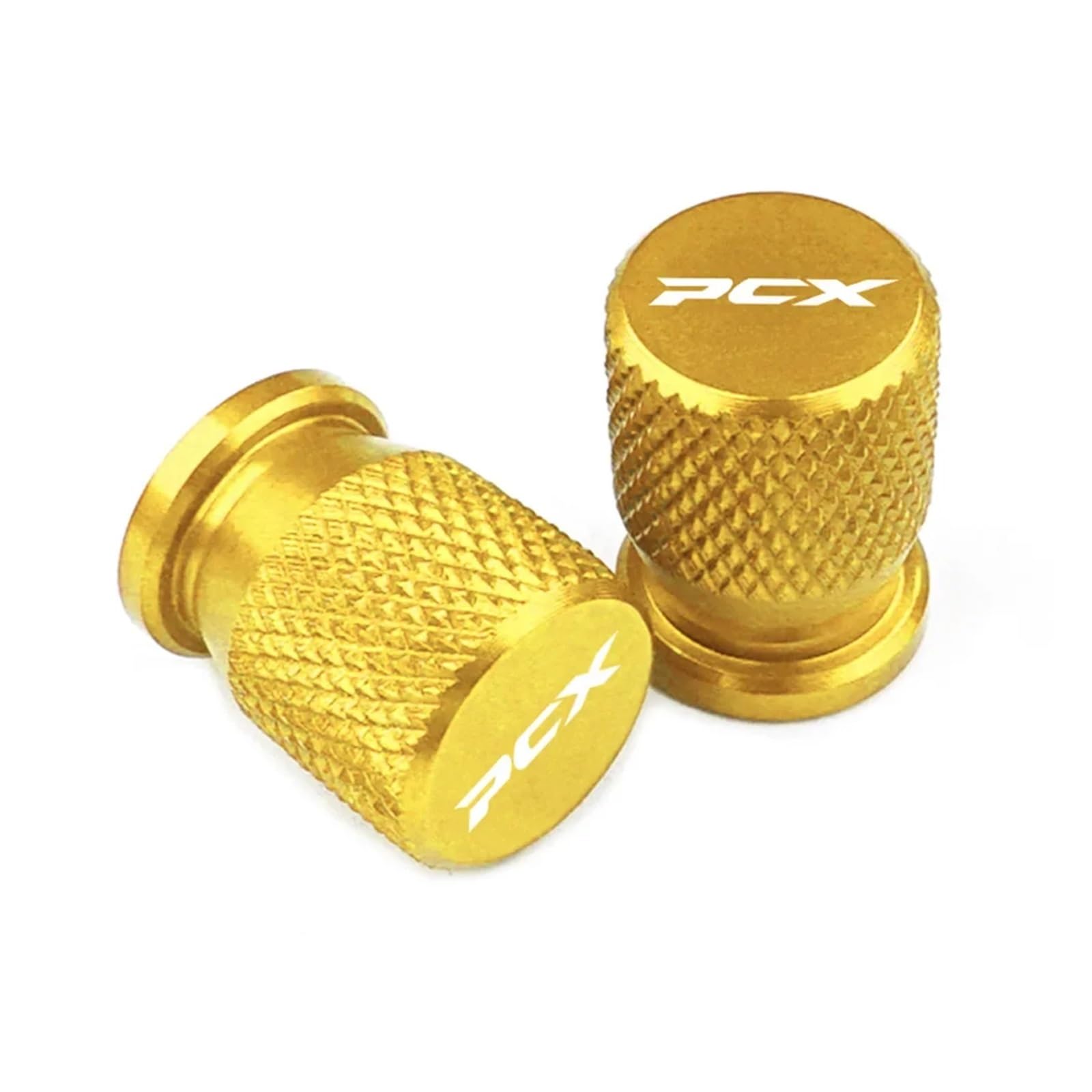 Motorrad-Ventilschaftkappe Für Hon@&da PCX160 PCX150 PCX125 PCX 125 150 160 Motorradzubehör Rad-Reifen-Ventileinsatz Luftkappe Port Stem Abdeckung(Gold) von actuion