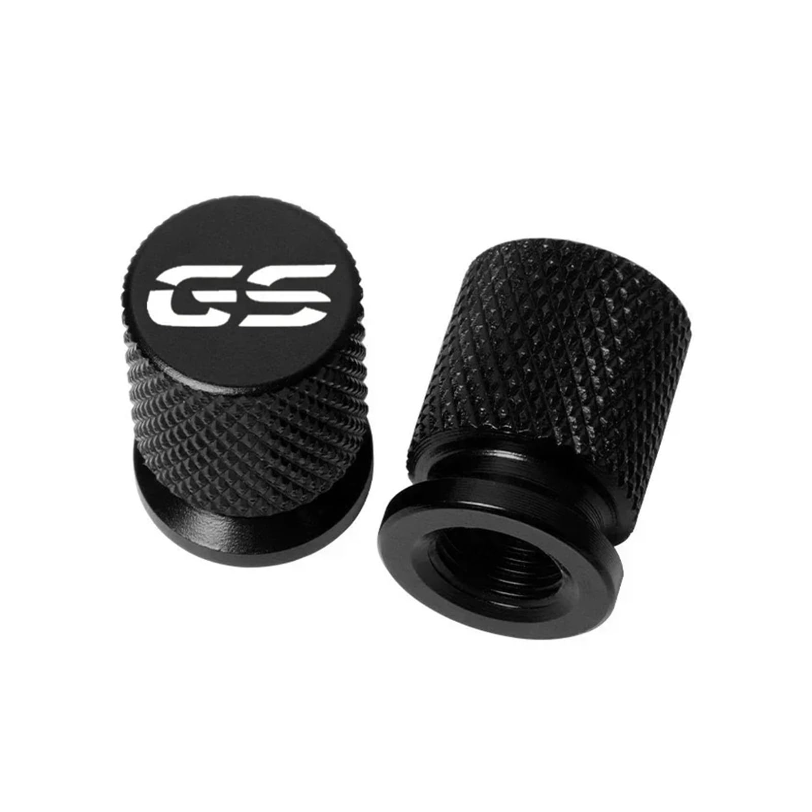 Motorrad-Ventilschaftkappe Für R1200GS R1250GS R 1200GS R1250 GS R 1250 GS LC ADV Motorrad Reifen Ventil Air Port Stem Abdeckung Kappe Stecker Zubehör(Black) von actuion