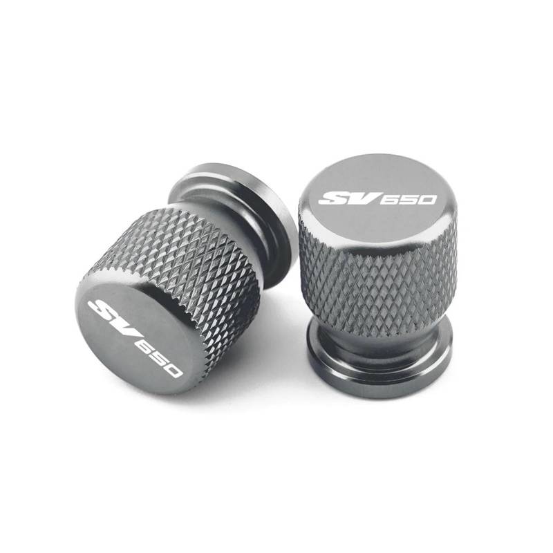 Motorrad-Ventilschaftkappe Für Suzuki SV650 SV 650 SV650S SV 650S S 1999-2019 Motorrad CNC Aluminium Zubehör Rad Reifen Teile Ventil Stem Caps Abdeckung(Titanium) von actuion