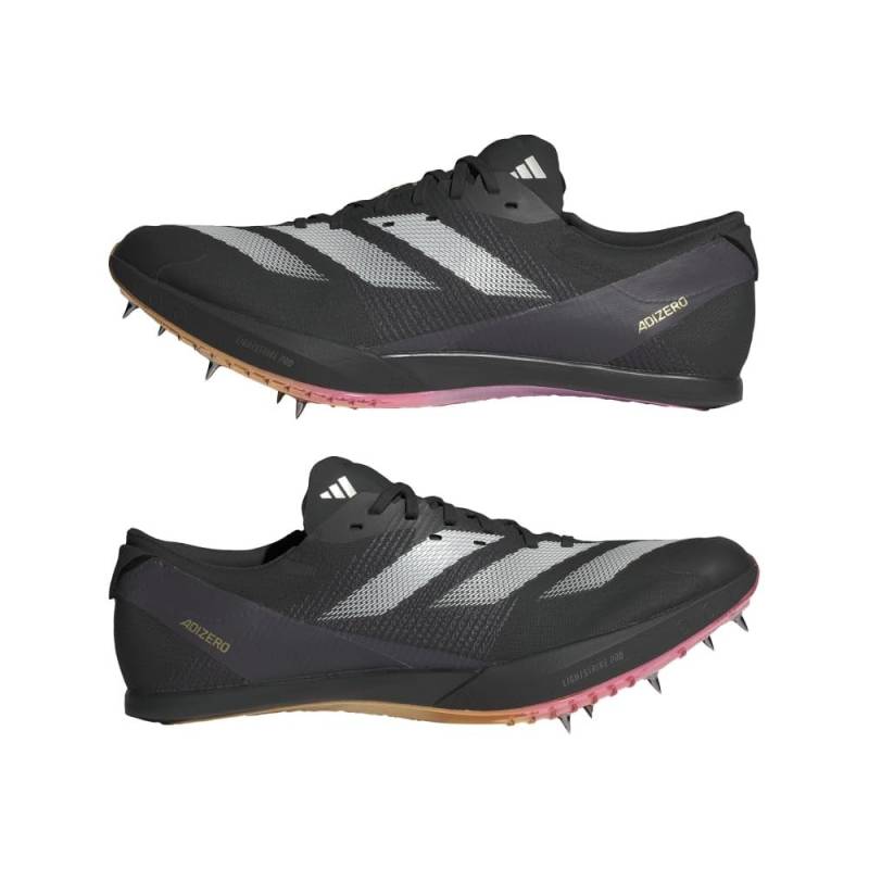 adidas ADIZERO FINESSE Schwarze Leichtathletikschuhe für Herren, Größe 42 von adidas