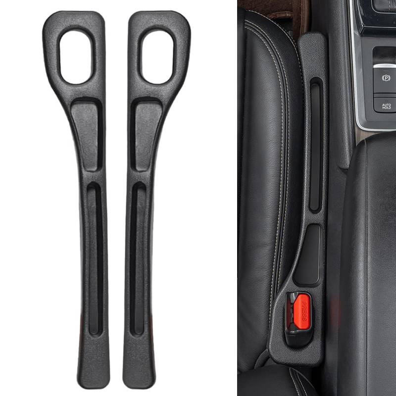 1 Paar Autositz Lückenfüller, Aufbewahrungsbox Für Autositze Auto Aufbewahrungsbox, Aufbewahrungsbox Auto Unversal Autositz Organizer Car Seat Gap Filler, Anwendbar Auf Car Seat Gap von agogue