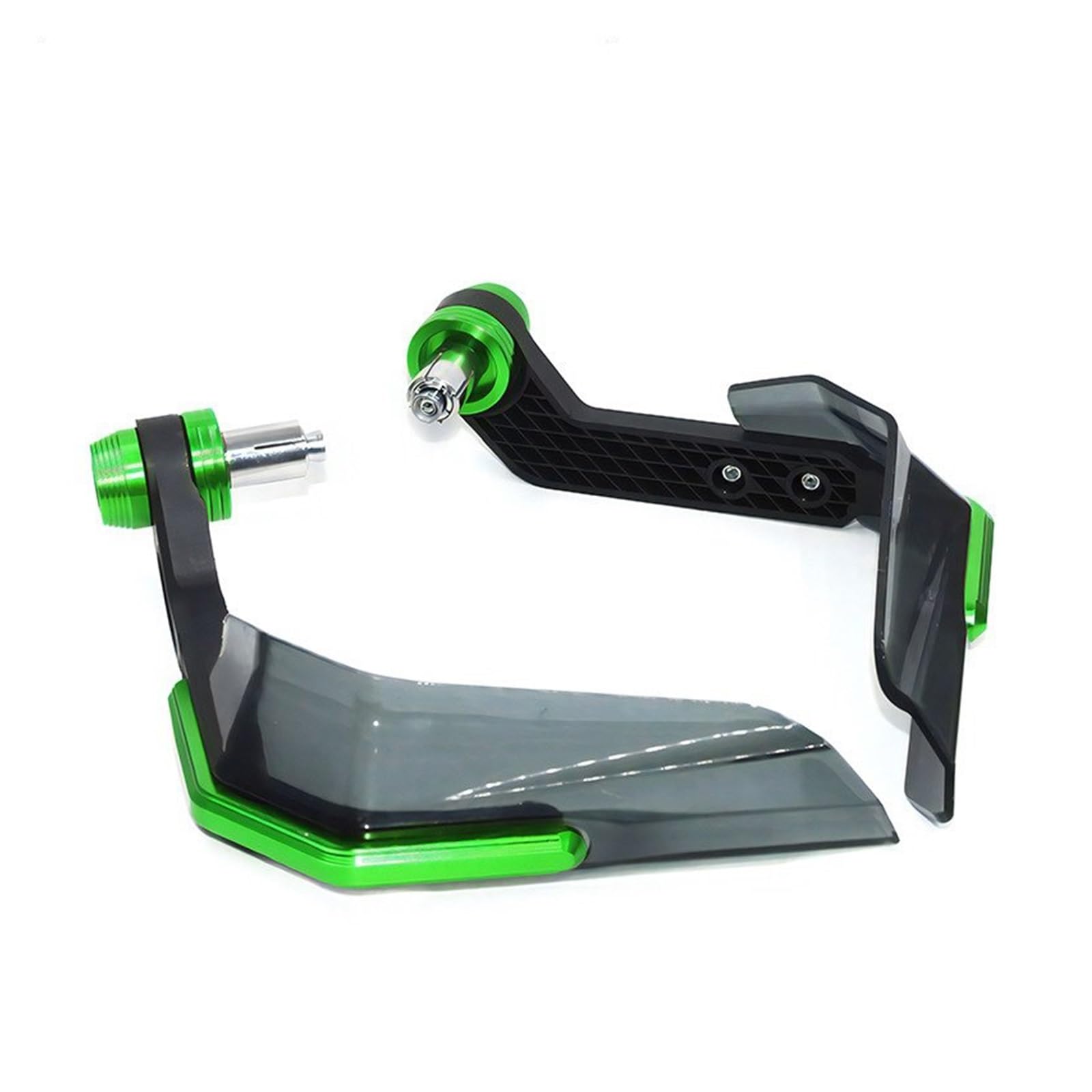 Motorrad-Handschutz, Lenkerschutz, Windschutzschei Für Y-amaha FZ8 FZ-8 Motorrad Handschutz Handschutz Schild Winddicht Motorrad Motocross Schutz Modifikation Schutzausrüstung(NO Logo Green) von ahsdks