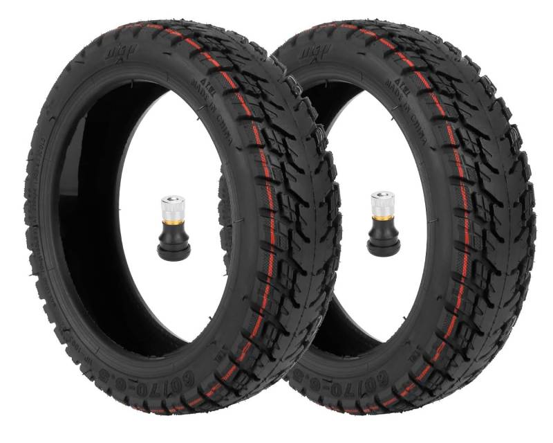 aibiku Selbstreparierende Tubeless Offroad Reifen für Segway Ninebot Max G30D 2/G30/G30E/G30/G30LP, 60/70-6.5 Reifen für Ninebot Scooter, Ersatzreifen für Ninebot G30 von aibiku