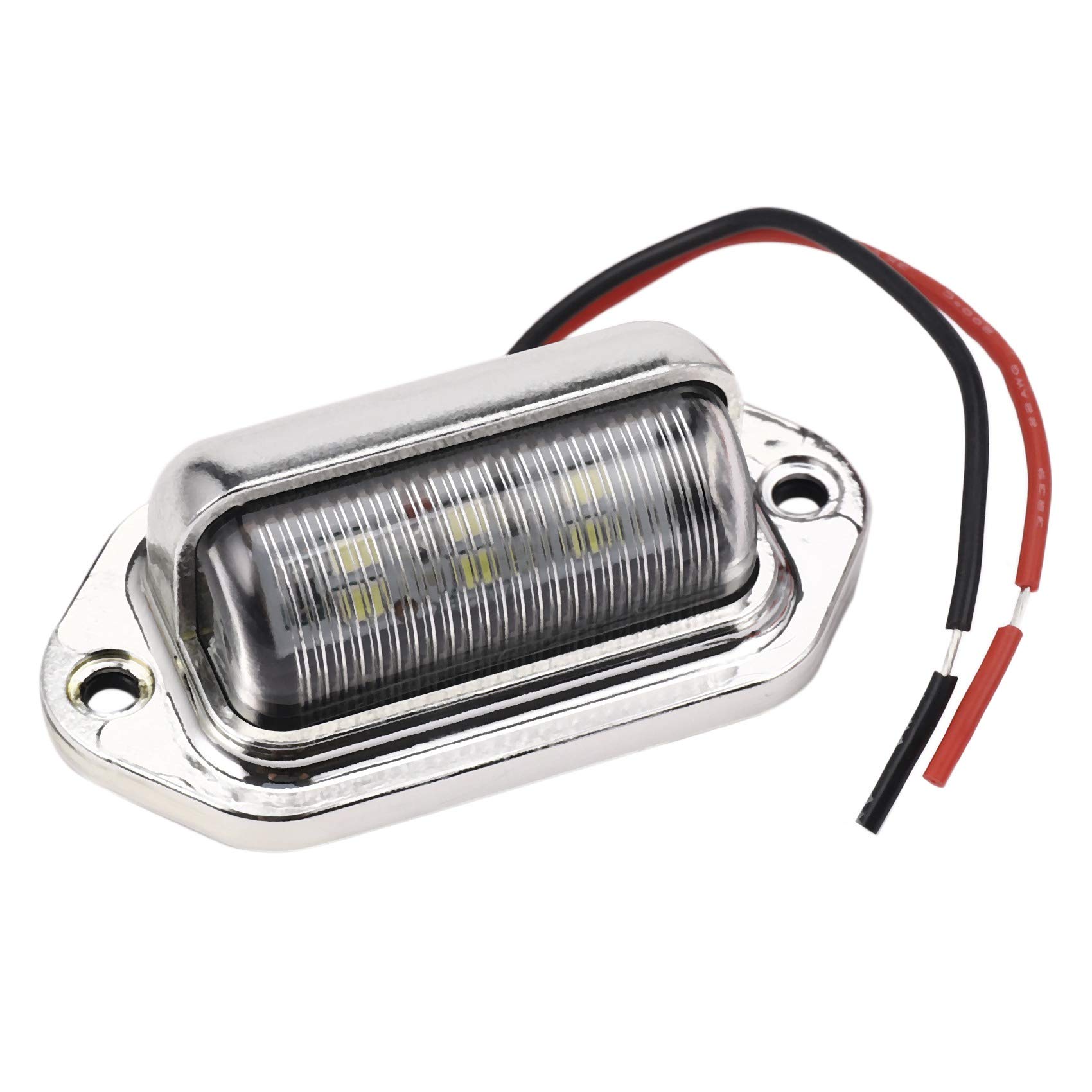 ailill 12 – 24 V 6 LED Kennzeichenbeleuchtung Boot Brücke Gateway Lampe RV Anhänger von ailill