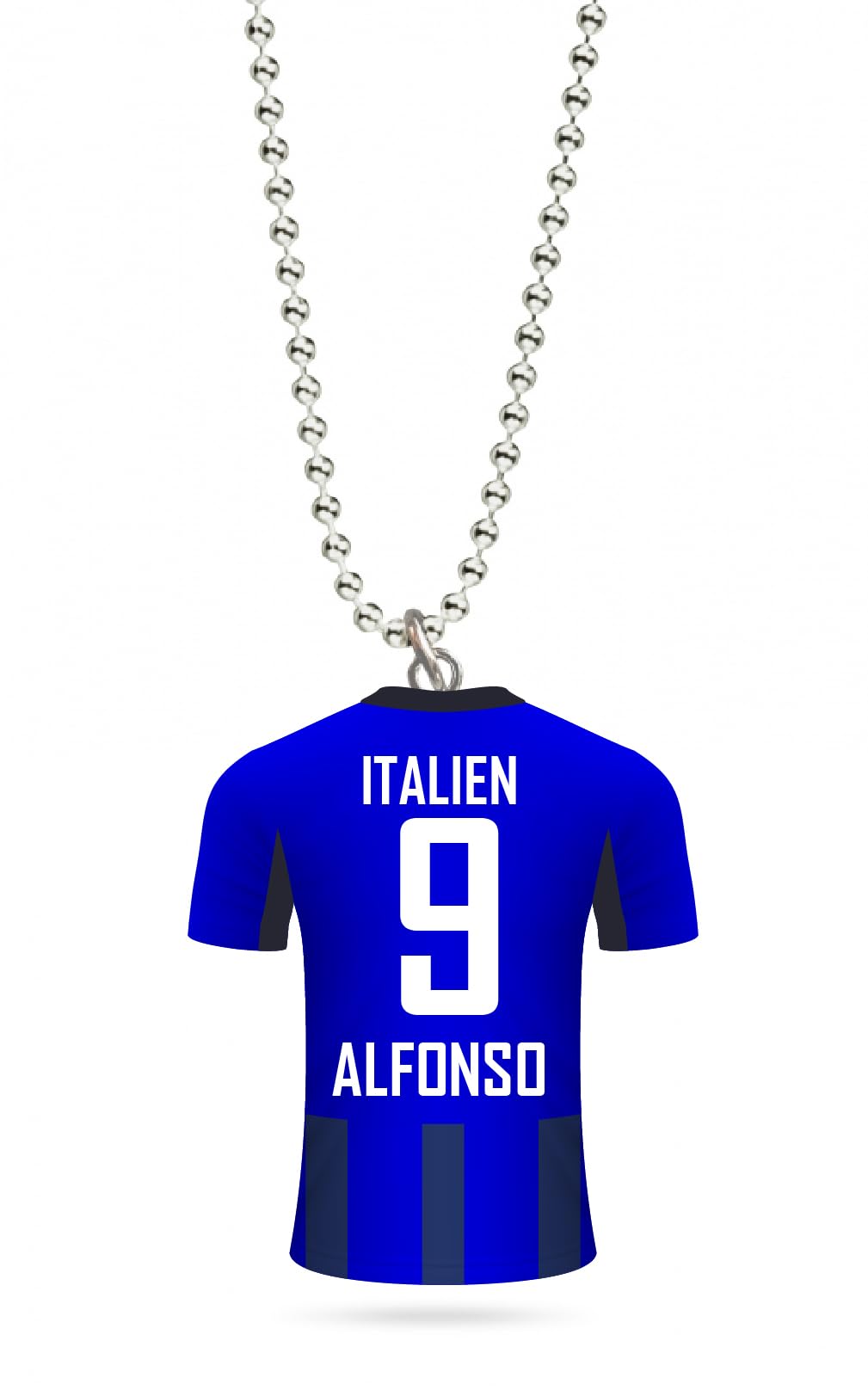 aina Italien Trikot Fanartikel Fußball Kette Auto Anhänger für Autospiegel von aina