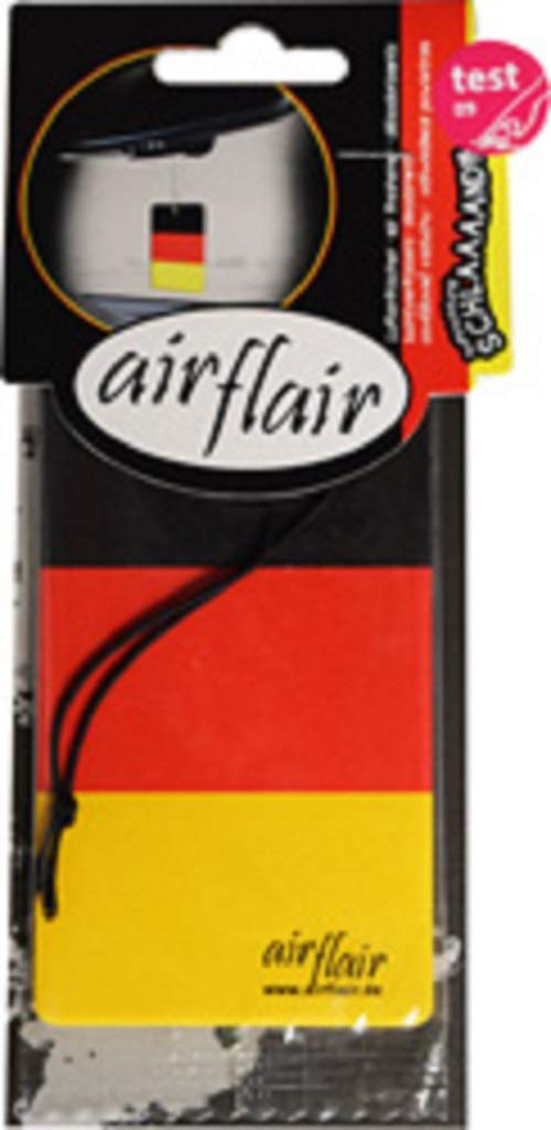 airflair Auto Lufterfrischer, Auto Duft Parfüm, Papierlufterfrischer Flagge Deutschland von airflair