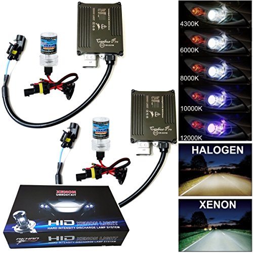 Akhan Digital 9-32V 35W CANBUS Bixenon Kit Nachrüstsatz H4 H/L 6000 Kelvin inkl. HID Vorschaltgerät, Xenon Brenner Lampe und Montage Material ohne Fehlermeldung und ohne Flackern von akhan-tuning