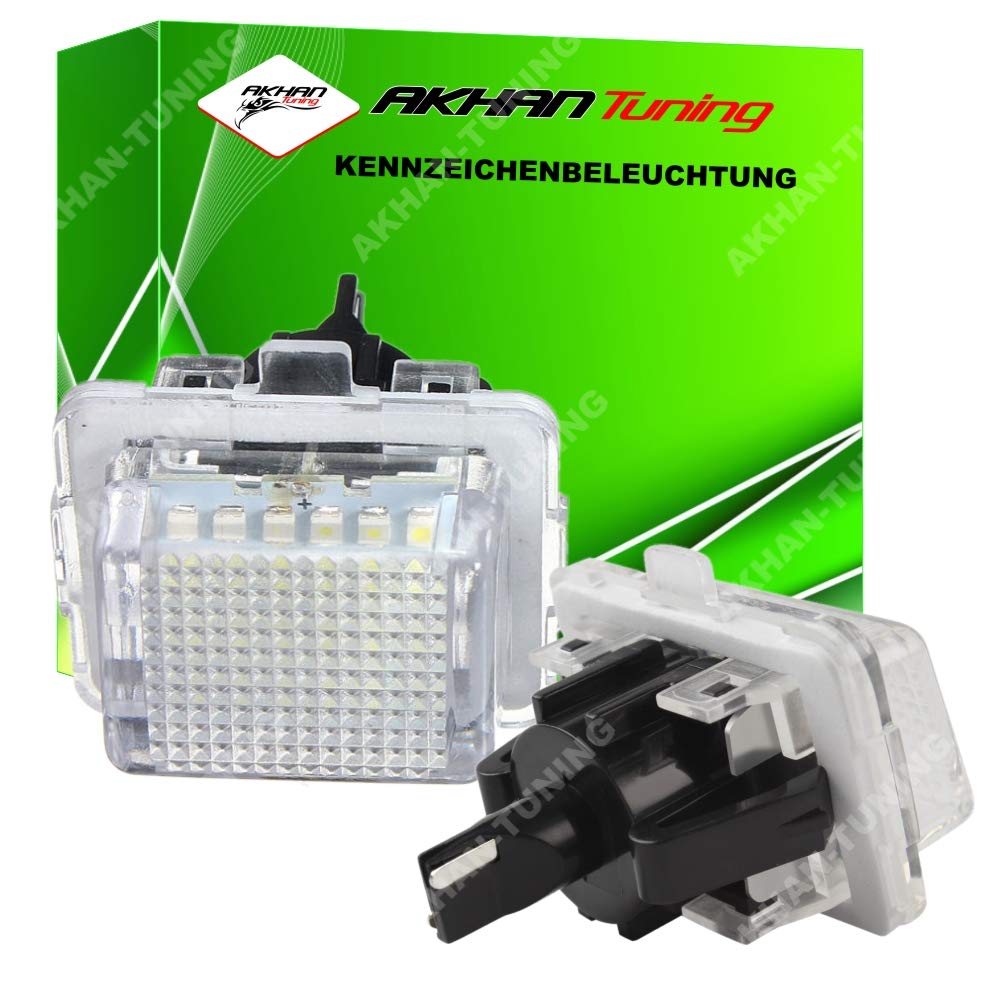 akhan-tuning KB413 LED Kennzeichenbeleuchtung, Nummerschildbeleuchtung, Plug und Play, komplette Einheit von akhan-tuning