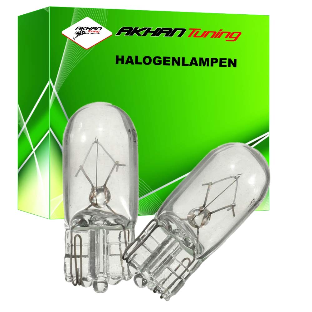 akhan 58103 - Halogenlampe T10 3W, W3W, W2,1x9,5d Glühlampe, Glühbirne von akhan